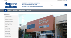 Desktop Screenshot of hoganswholesale.com.au