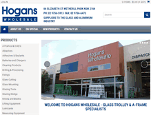 Tablet Screenshot of hoganswholesale.com.au